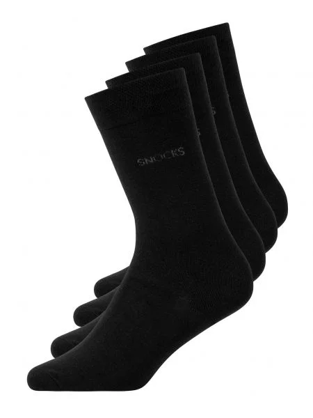 SNOCKS Nogavice temno siva črna