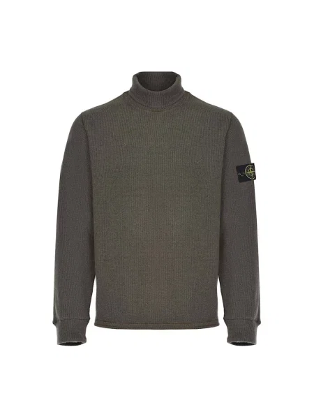 Sweter Stone Island z kamieniami zielony