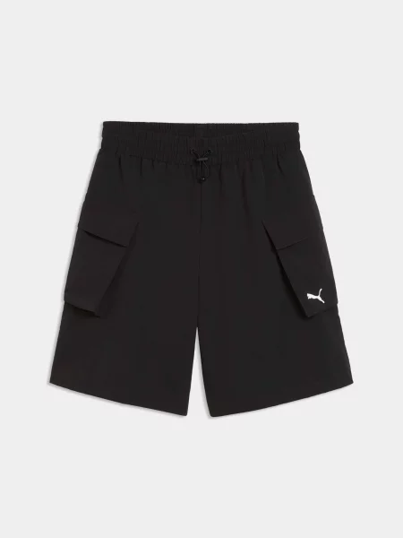 Повсякденні шорти PUMA Wardrobe Ess Cargo Shorts 8” комбінований верх чорний