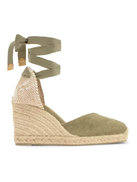 Espadryle Castaner zielone