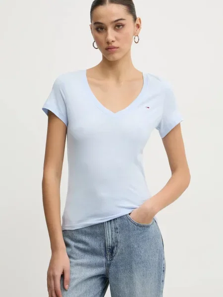 Tommy Jeans t-shirt niebieski