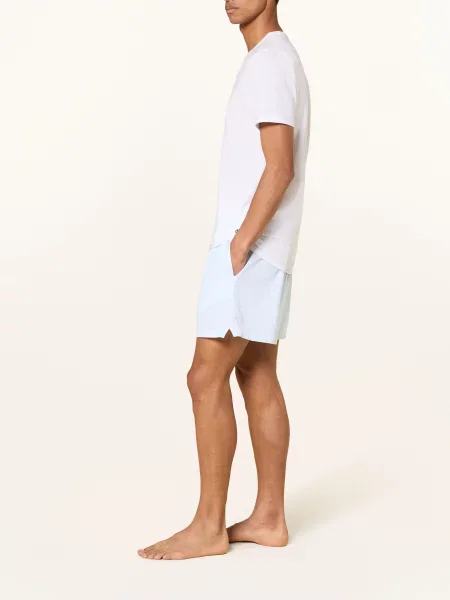 Calvin Klein Spodnie Do Spania Seersucker blau białe