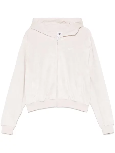 Velurové legíny Nike hnědé