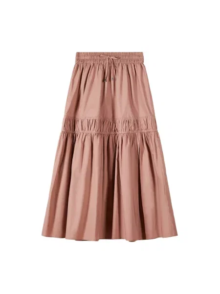 Spódnica midi Patrizia Pepe pomarańczowa