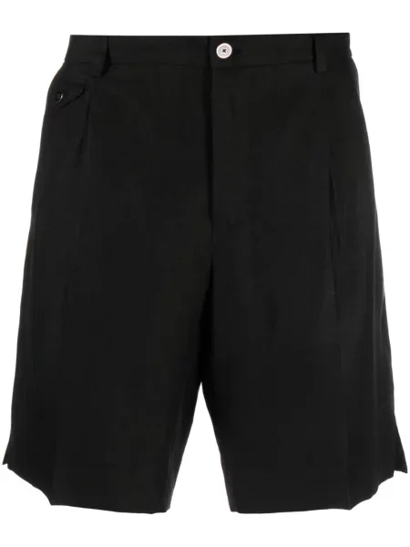 Pantaloni scurți Dolce & Gabbana de in plisate negru
