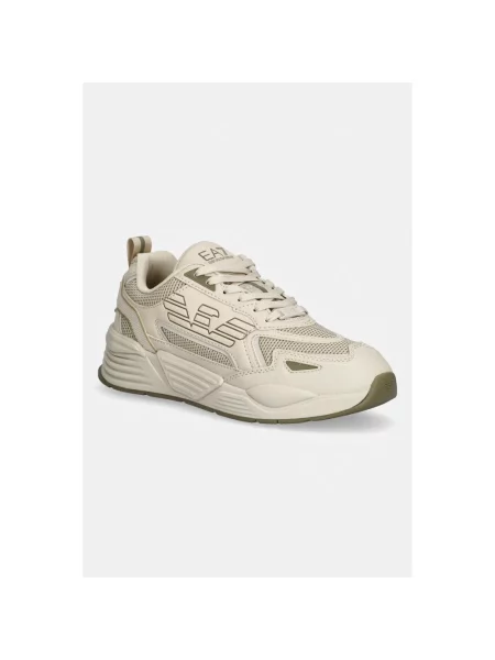 Sneakersy Emporio Armani Ea7 skórzane zielone