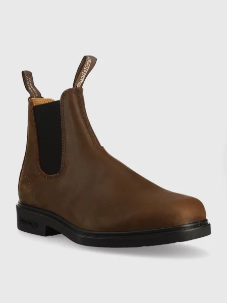 Шкіряні черевики Blundstone коричневий