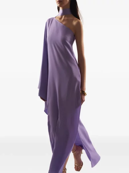 Rochie maxi Taller Marmo cu un umăr gol violet
