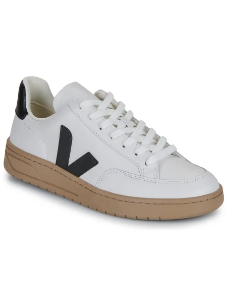 Sneakerși Veja V-12 din piele alb