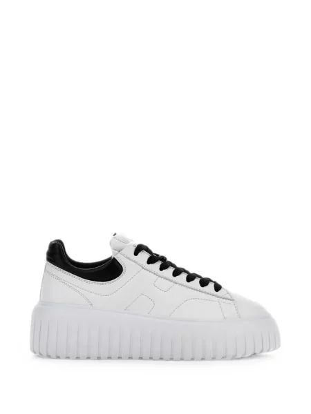 Sneakerși Hogan cu platformă alb