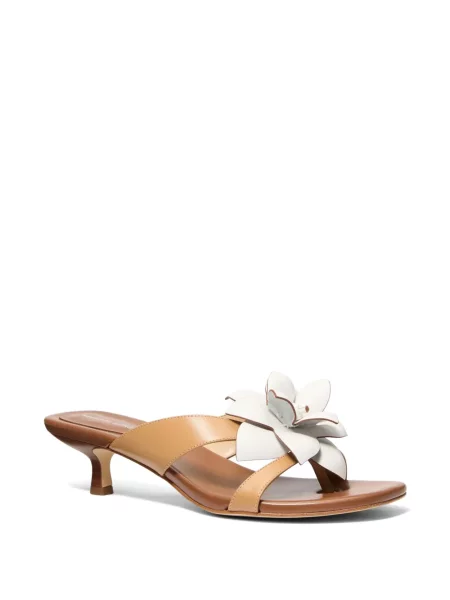 Sandale Michael Michael Kors s cvjetnim printom s aplikacijama crna