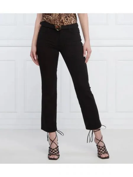 Pinko Blugi BRENDA | flare fit negru