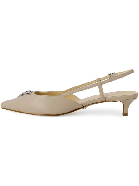 Sandale Guess cu toc jos bej