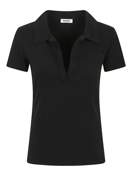 Kołnierzykowy polo Base czarne