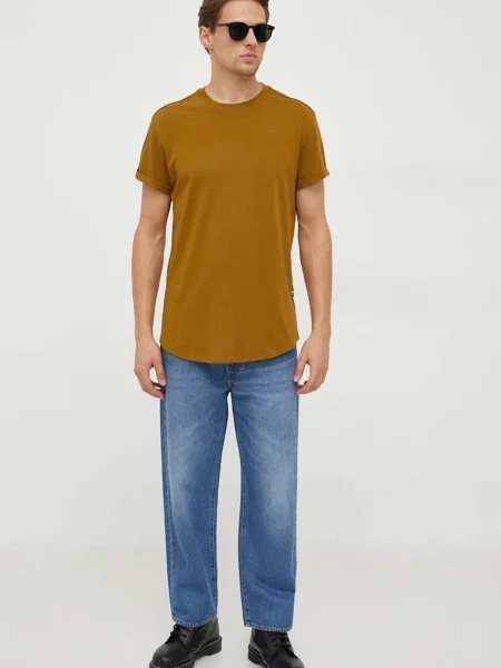 G-Star basic tričko Lash zelené