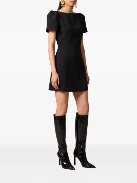 Rochie mini Sutton New York din crep negru