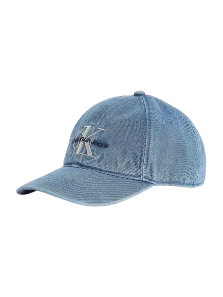 Kapa s šiltom Calvin Klein Jeans z vezenjem modra