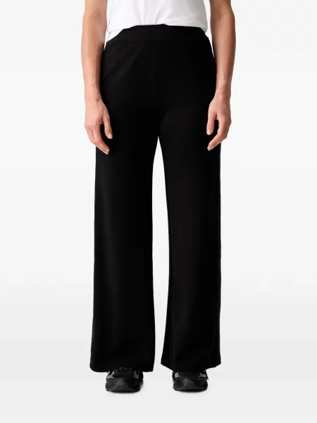 Pantaloni Ea7 Emporio Armani cu autograf negru