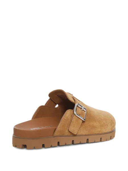 Papuci tip mules Prada maro