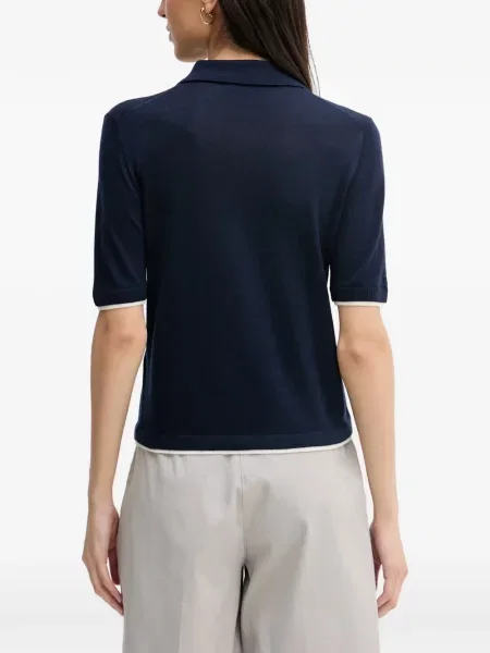 Tricou polo Benetton albastru
