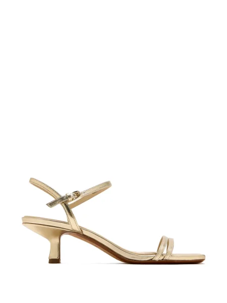 Sandale Vince din piele auriu