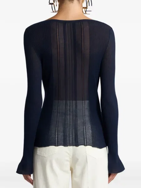Pulover Etro din jacard albastru