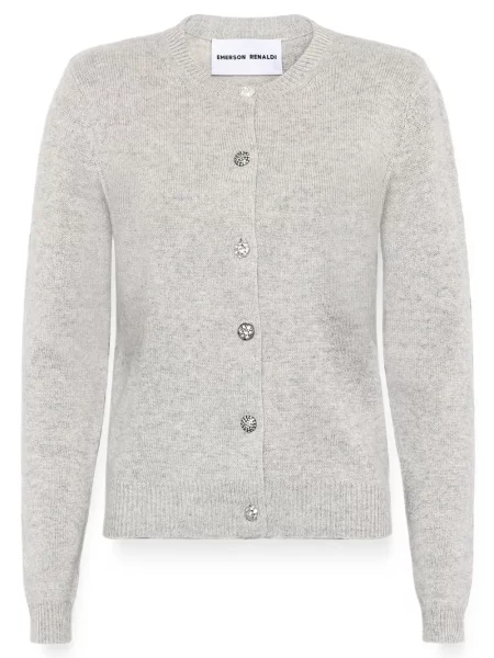 Cardigan Emerson Renaldi tricotate gri