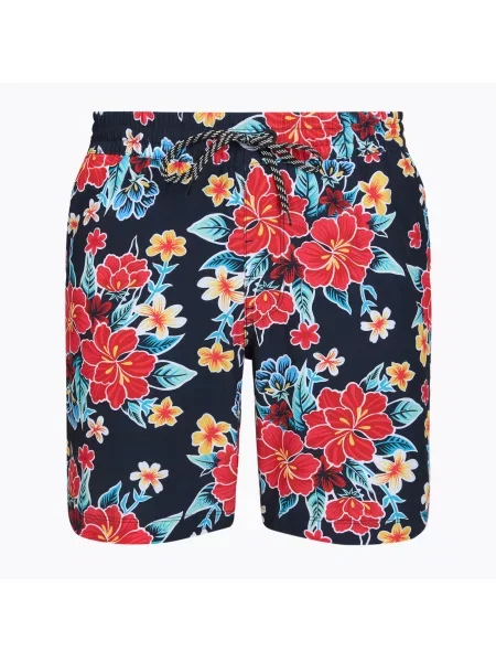 Pantaloni scurți de baie pentru bărbați Hurley Palmettos Volley Swim Short Black negru