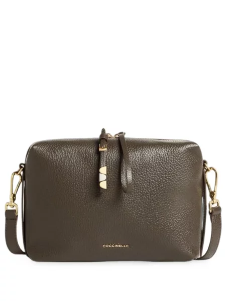 Body Coccinelle din piele verde