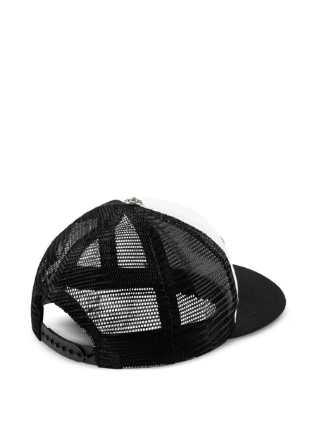 Căciulă Chrome Hearts cu motiv cu inimi negru
