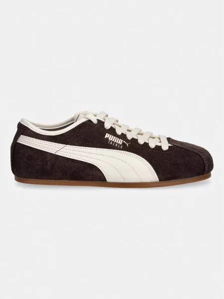 Puma sneakers din piele intoarsă Tackle maro