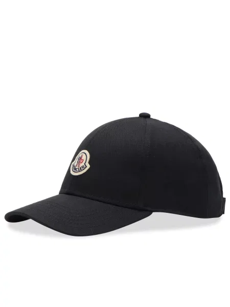 Czapka z daszkiem Moncler czarna