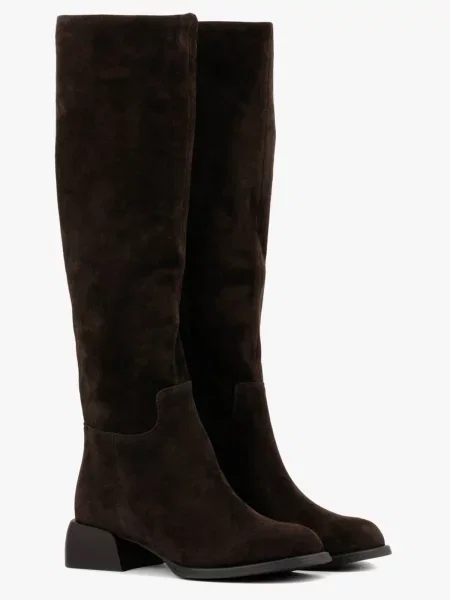 Замшевые сапоги Leberdes коричневые