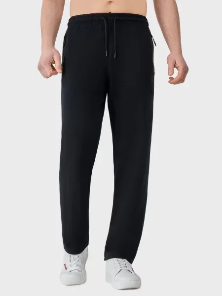 Спортивні штани AVECS бавовна/поліестер чорний