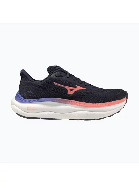 Női futócipő Mizuno Wave Sky 9 odyssey szürke/striking coral/iris bloom Mizuno Wave Sky 9 odyssey szürke/striking coral/iris bloom. Méret: 40 EU szürke