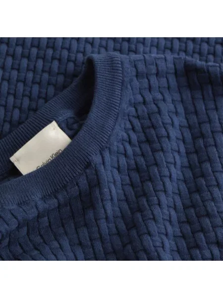 Sweter Ck Calvin Klein niebieski