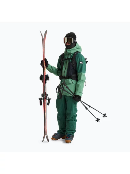 Kurtka snowboardowa Quiksilver Forever Stretch GTX zielona