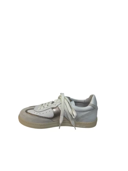 Sneakersy Van Bommel skórzane szare