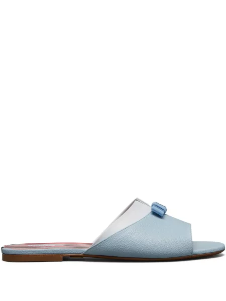 Sandale Thom Browne din piele albastru