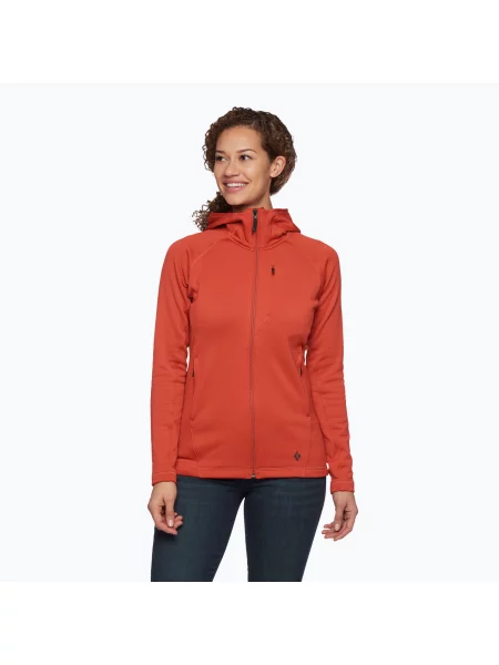 Trekingová mikina Black Diamond Factor Hoody červená černá