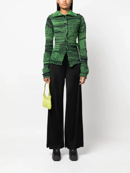 Kelnės Dvf Diane Von Furstenberg aukštu liemeniu juoda