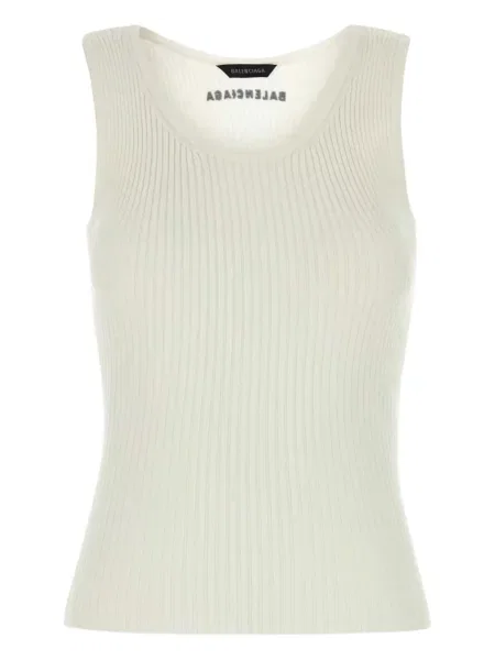 Top Balenciaga alb
