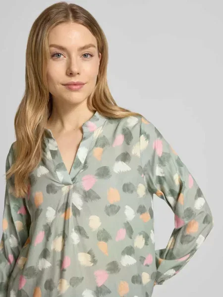 Bluzka o kroju regular fit z czystej model Hilga' Zabaione