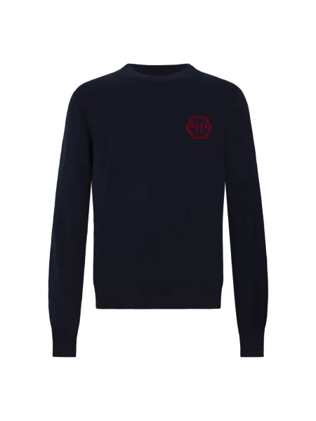Sweter Philipp Plein niebieski