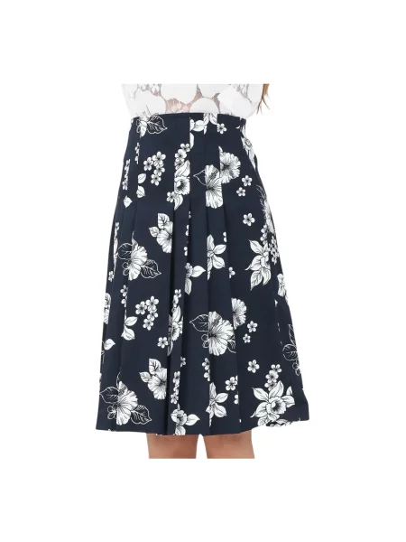 Spódnica midi Max Mara Studio dzwony niebieska
