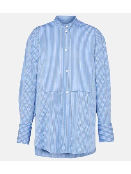 Cămașă Isabel Marant cu volane albastru