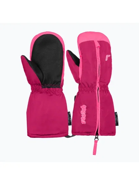Mănuși de schi pentru copii Reusch Tom Mitten fuchsia purple/knockout pink violet