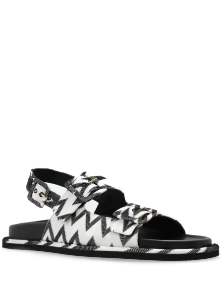 Sandale Missoni tricotate negru
