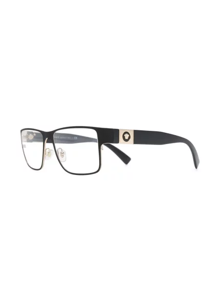 Ochelari de soare pătrați Versace Eyewear cu autograf negru