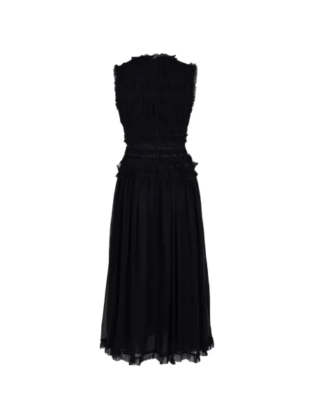 Rochie midi Ulla Johnson cu volane negru